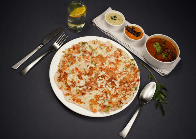 Vegetable uttapam